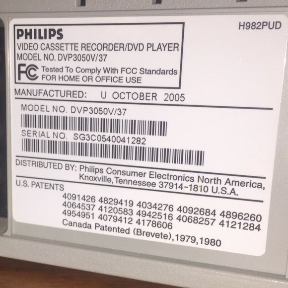 Vcr Dvd Combo Player Recorder Vhs Dubs DVP3050V - Picture 8 of 12